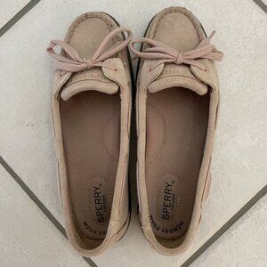 Sperry Top-Sider Women's Angelfish, Light Pink Suede Leather size 6.5